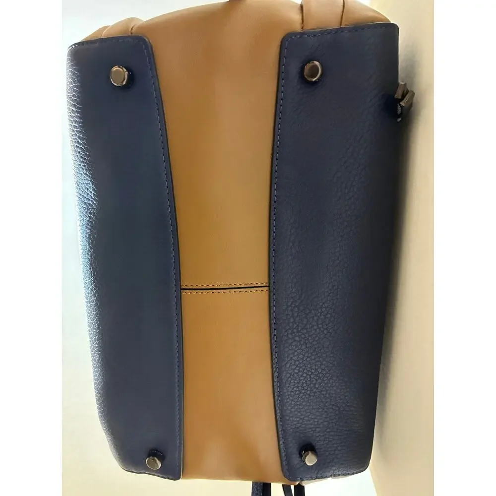 Restored Harmony Hobo In Colorblock With Snakeskin Detail
